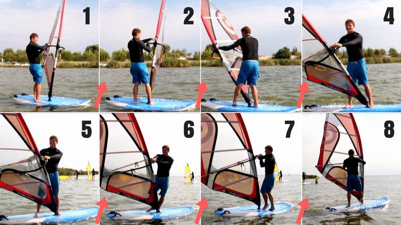 przejscie na zawietrzna i powrot ta sama droga